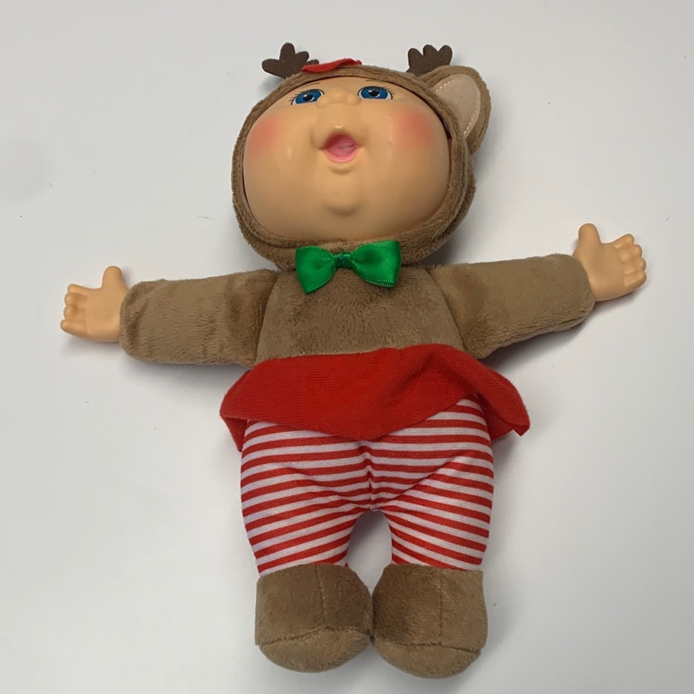 VGUC Cabbage Patch Kids Cuties Holiday Helper Reindeer Doll